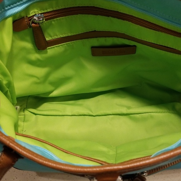 Michael Michael Kors leather trimmed canvas bag - Picture 7 of 8